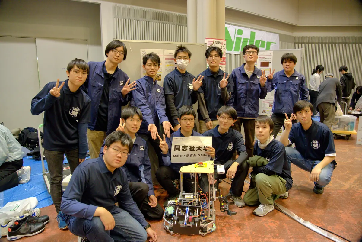 関西春ロボコン2025での活動風景