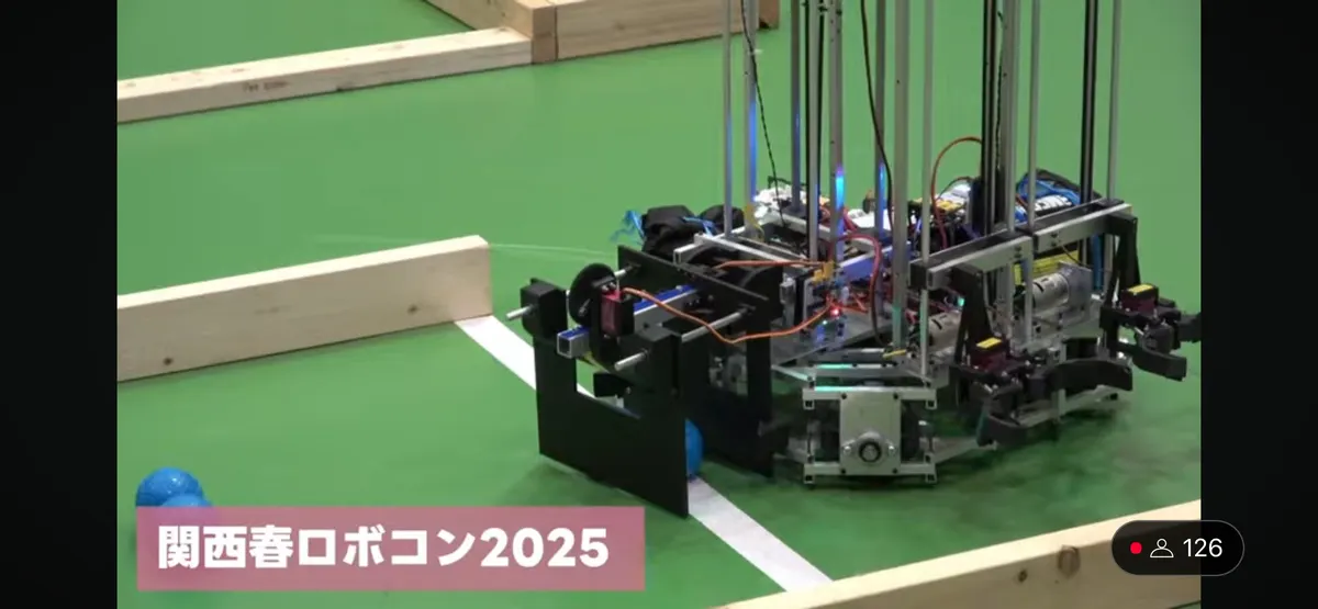 関西春ロボコン2025のロボット別角度